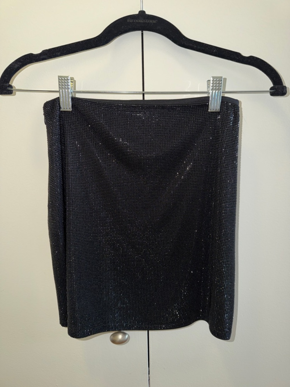 Zara Women's Black Sequin Mini Skirt - Picture 2 of 2